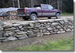 organic stone wall
